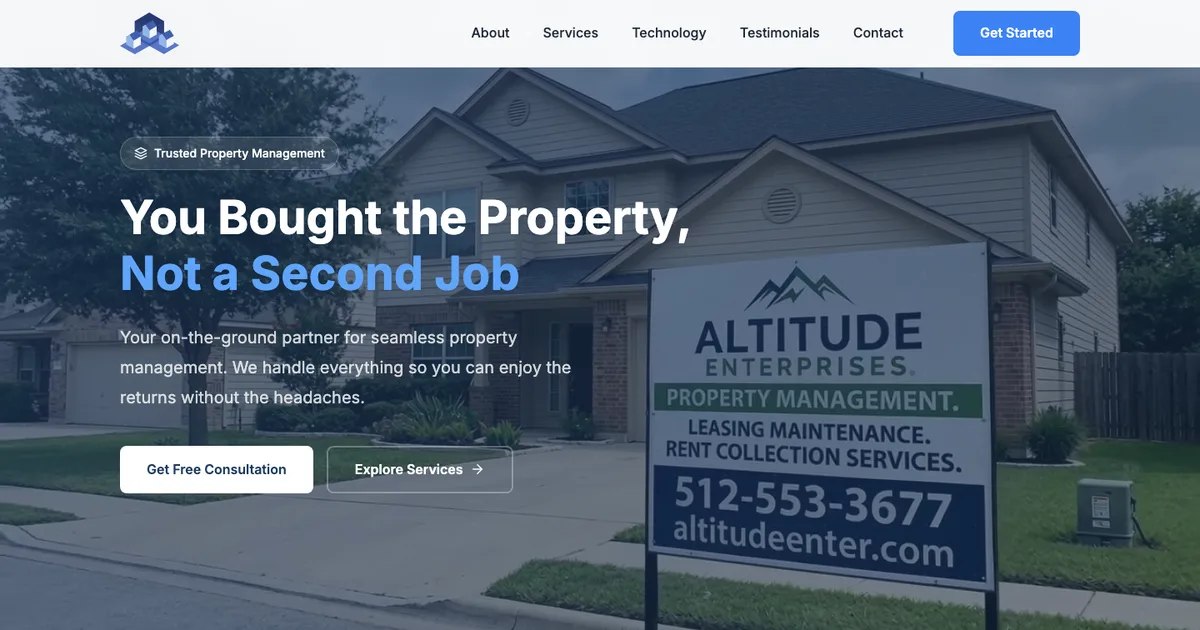 Altitude Enterprises website