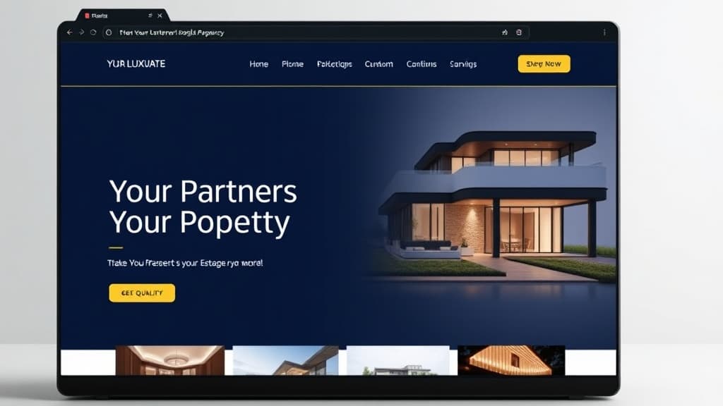 Real Estate website design — City Properties